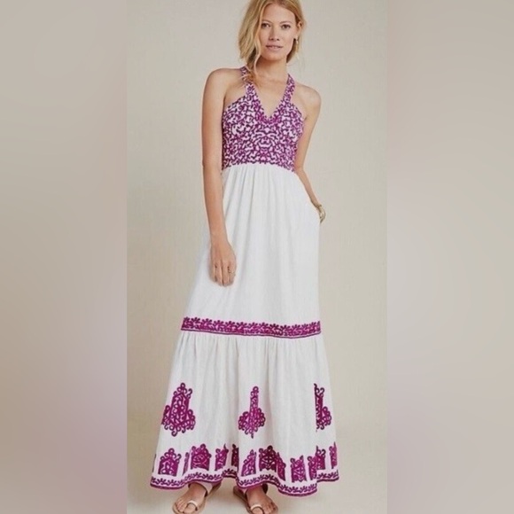 Anthropologie Manuela Dresses & Skirts - Anthropologie Manuela Embroidered Dress Size 20 EUC